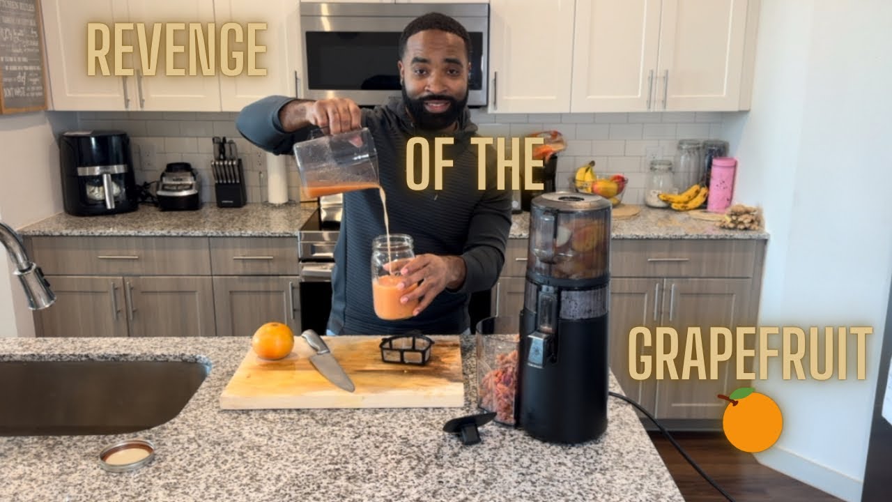 Juicing For Beginners | Hurom’s H70 with Grapefruit 🍊, Pears, 🍐, & Peaches 🍑
