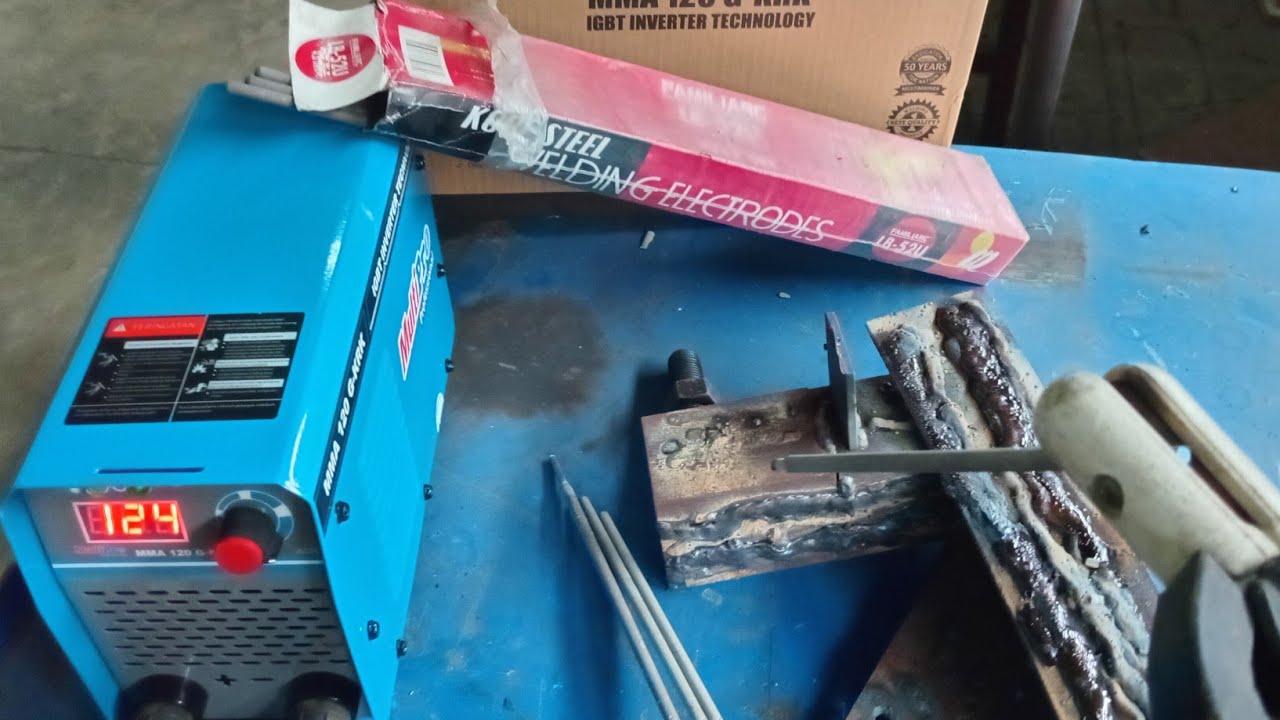 Review mesin las multipro.! mini electric welding machine MMA 120G KRK.