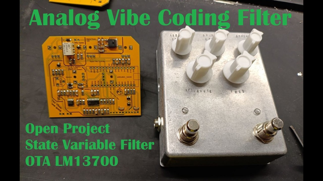 VibeFilter - Analog SVF Arduino Gutar Pedal