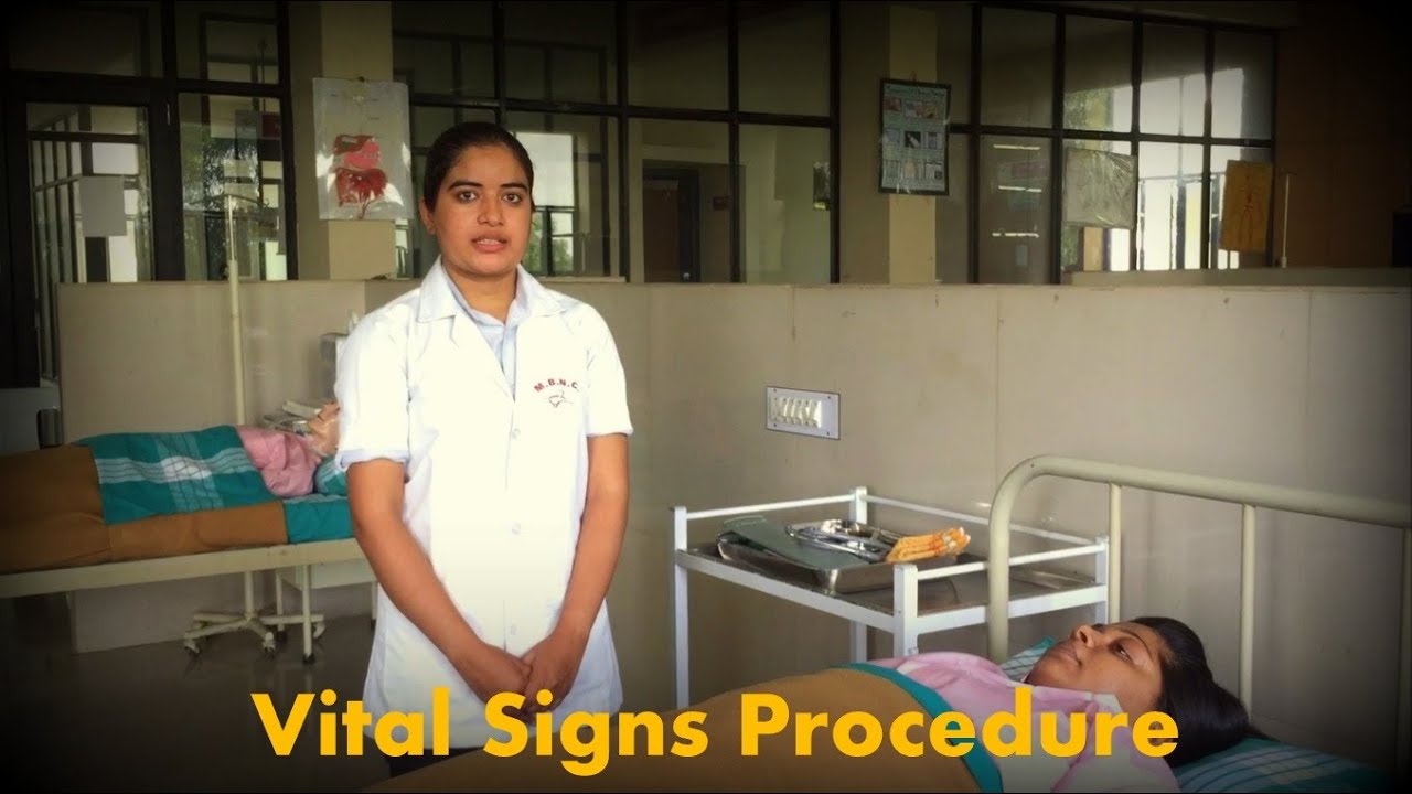 Vital Signs Procedure