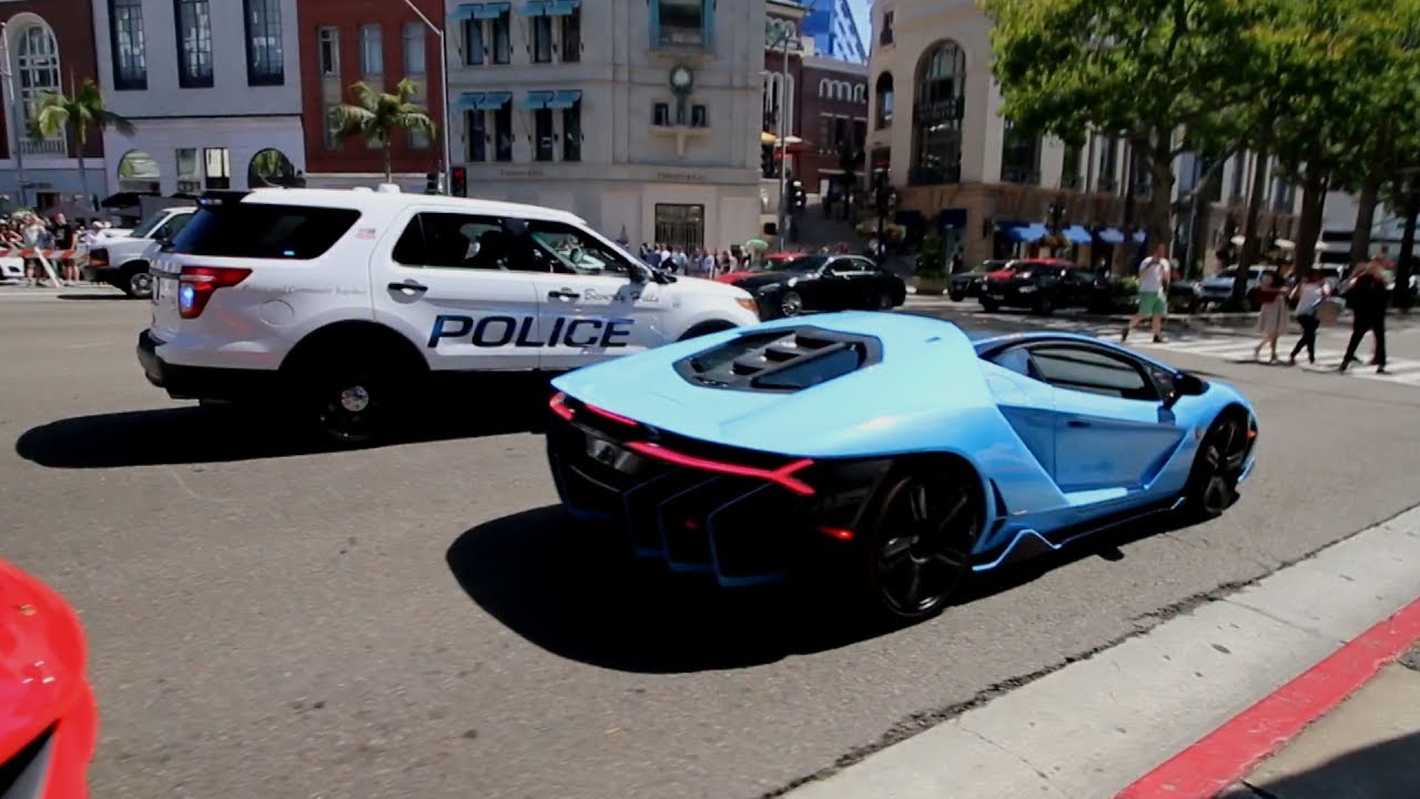 Police NOT HAPPY - LOUD $2.3M Lamborghini Centenario