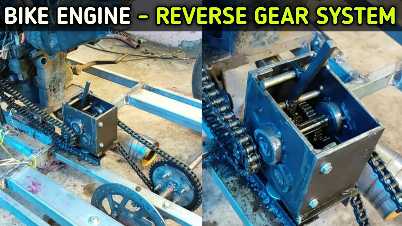 Reverse gearbox for bikes / hand made car /NOISY BOMB