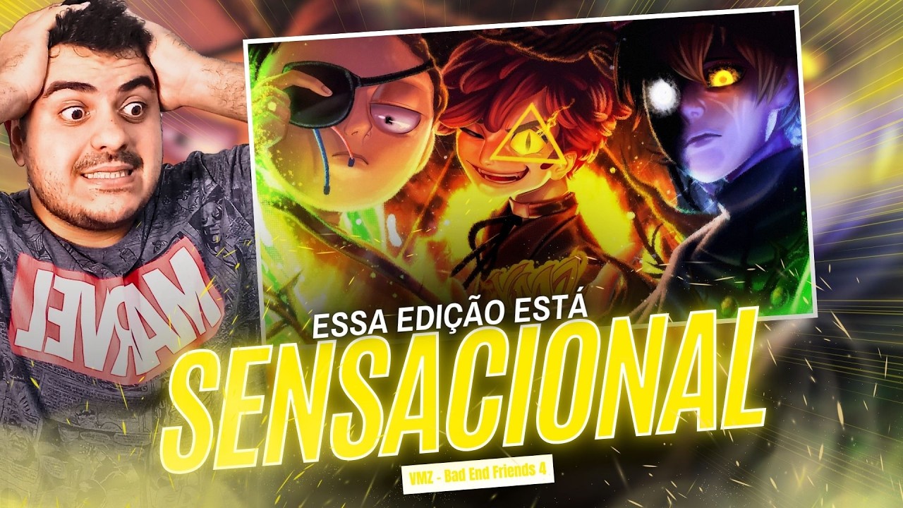 (REACT) VMZ - Bad End Friends 4 - ISSO ESTÁ MAGNIFICO!!!!