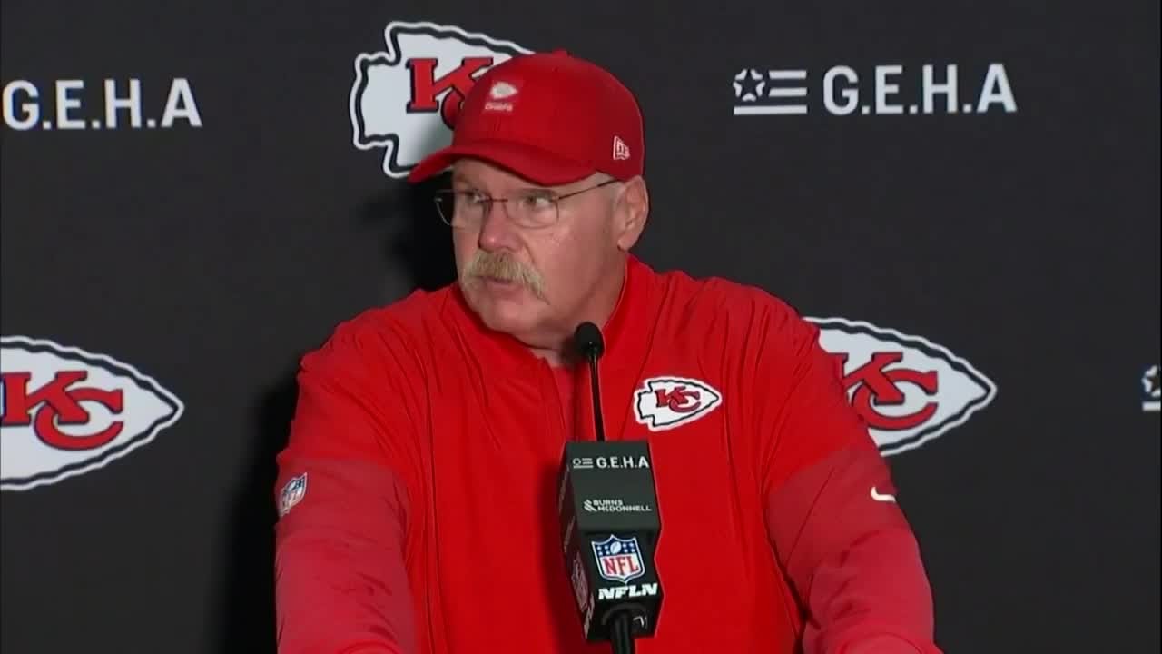 Andy Reid talks about Tyquan Thornton's performance against the Giants