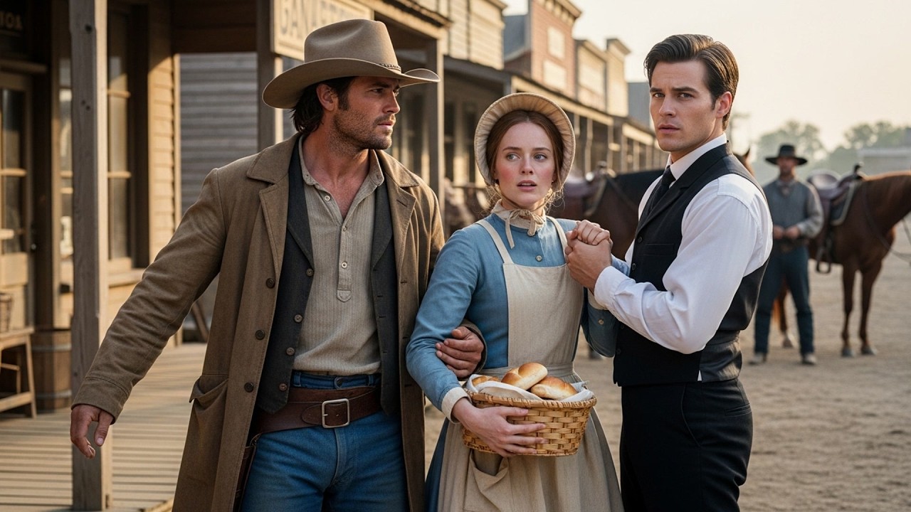 The Rancher's Son Was Forcing His Attention, The Cowboy Stepped Between Them And Said 