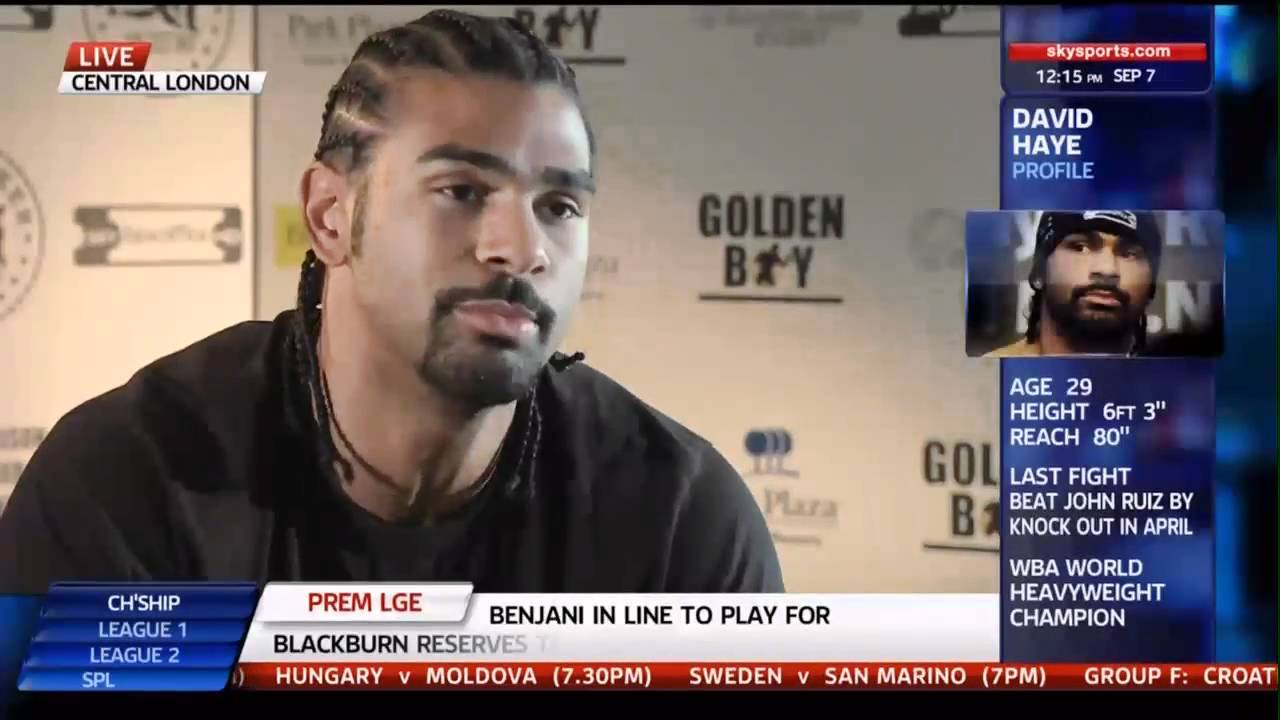 David Haye on Audley Harrison - 7-9-2010