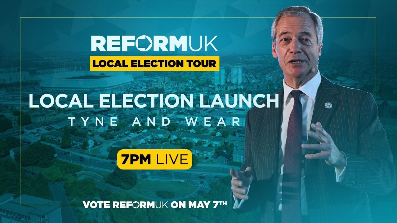 OBEJRZYJ: Relacjonuję NA ŻYWO z Sunderlandu rozpoczęcie wybor&oacute;w w Reform UK! 🚨