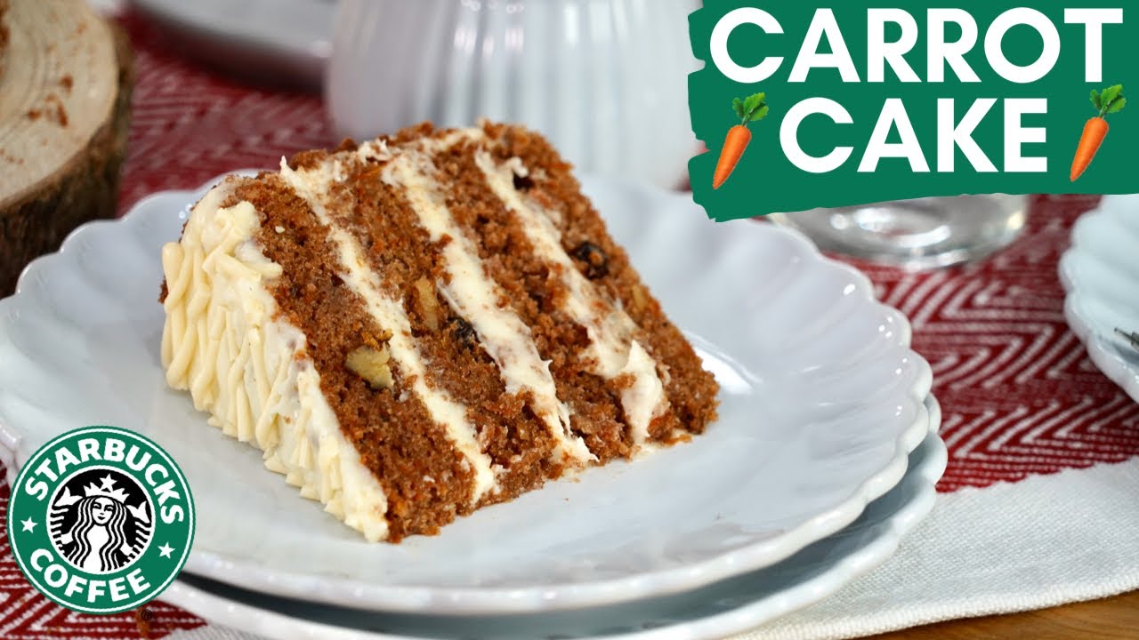 Carrot Cake wie bei Starbucks selber machen / R&uuml;blikuchen mit Cream Cheese Frosting / Rezept