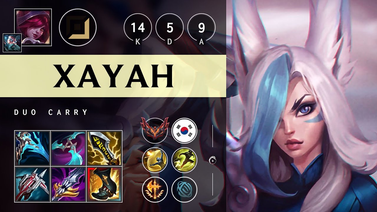 Xayah ADC vs Kai'Sa - KR Grandmaster Patch 25.16