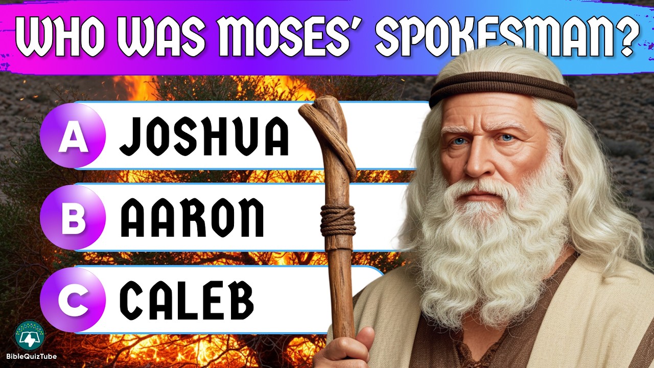 Only 5% Cross This Moses Quiz - 27 Bible Questions That Stump Most Christians | Bible Quiz Tube