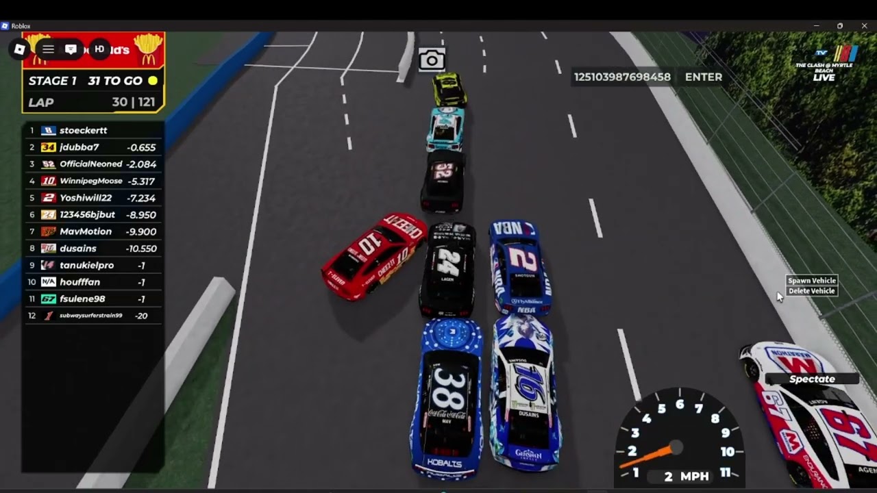 FTRA S6 Clash: Myrtle Beach- lapped cars invented, significance major (Lagen POV)