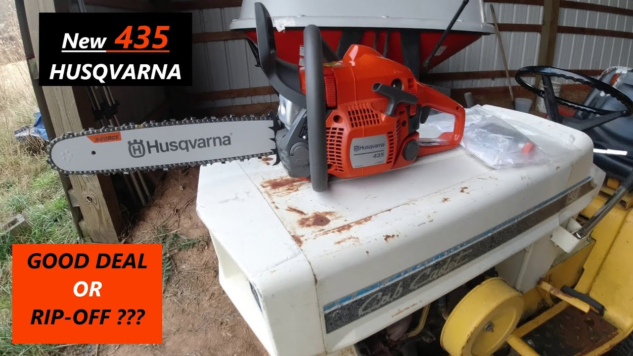 Husqvarna 435 - New Chainsaw To The Farm