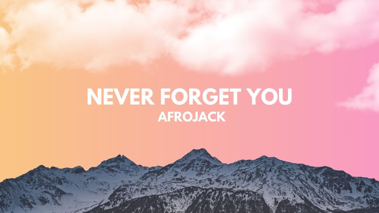 AFROJACK - Never Forget You (Lyrics)