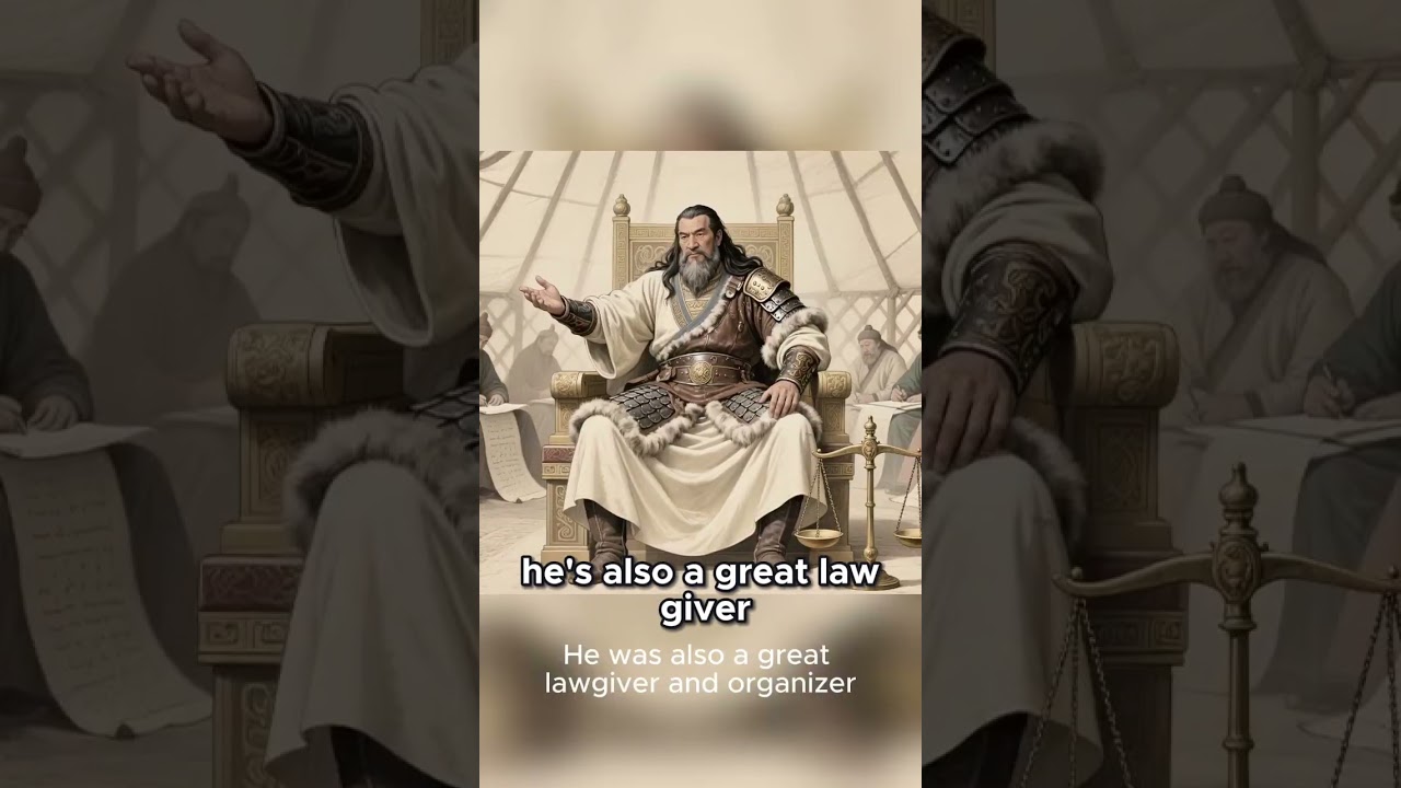 Inside Genghis Khan&rsquo;s Vast Empire and His Surprising Laws That Shaped It! #history #shorts