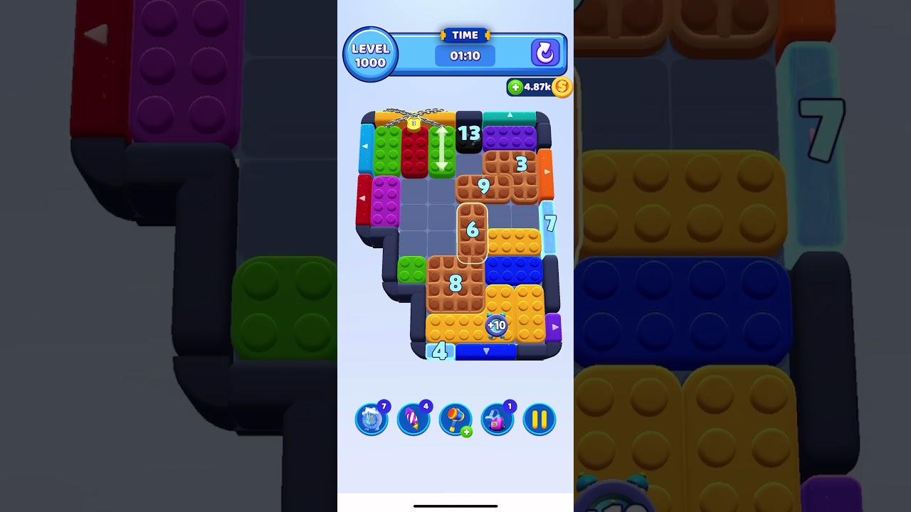 Level 1000 color block jam solved #games #colorblocks #gaming #colorblockjam #level1000