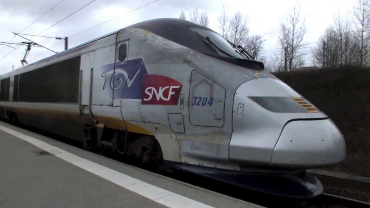 TGV 3204 Departs Calais Fréthun to Paris