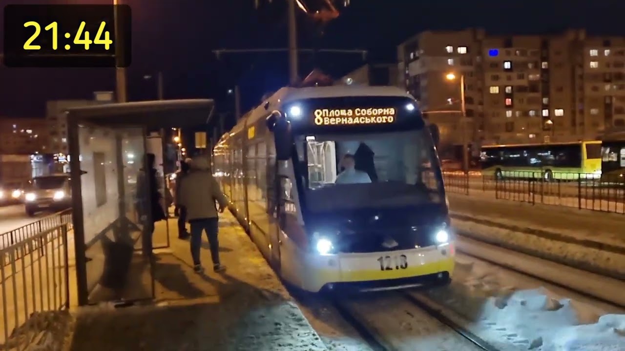 Львів, Сихів і трамваї (нові п'ятисекційні Електрони)