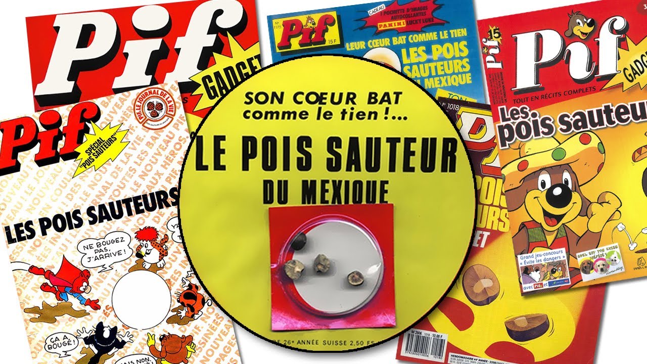 GADGET DE PIF : LES POIS SAUTEURS - toute l'histoire !