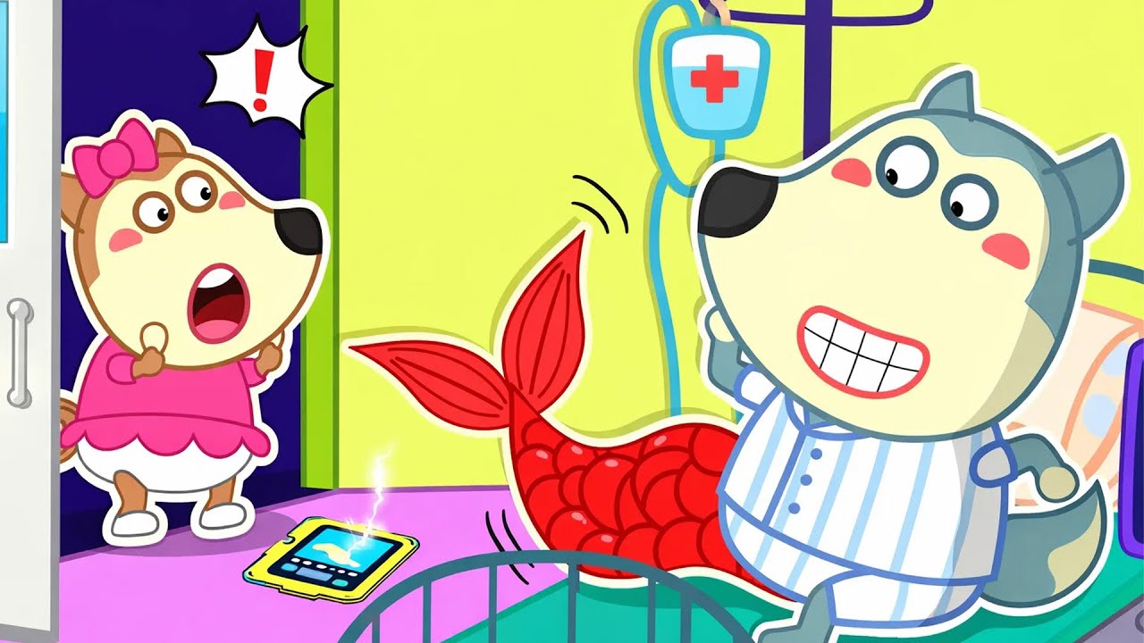 Wait a minute! Where are Wolfoo's legs? | Transform Legs into Fish Tails | Wolfoo and Friends