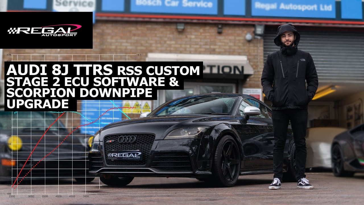 TTRS 8J Stage 2  with Downpipe & Custom RSS ECU Software [+83HP & +92lbfts]