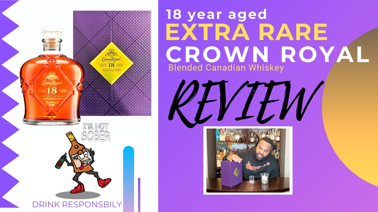 18 year Crown Royal Extra Rare Whiskey Reveiw #crownroyal #whiskeyreview #jakefever