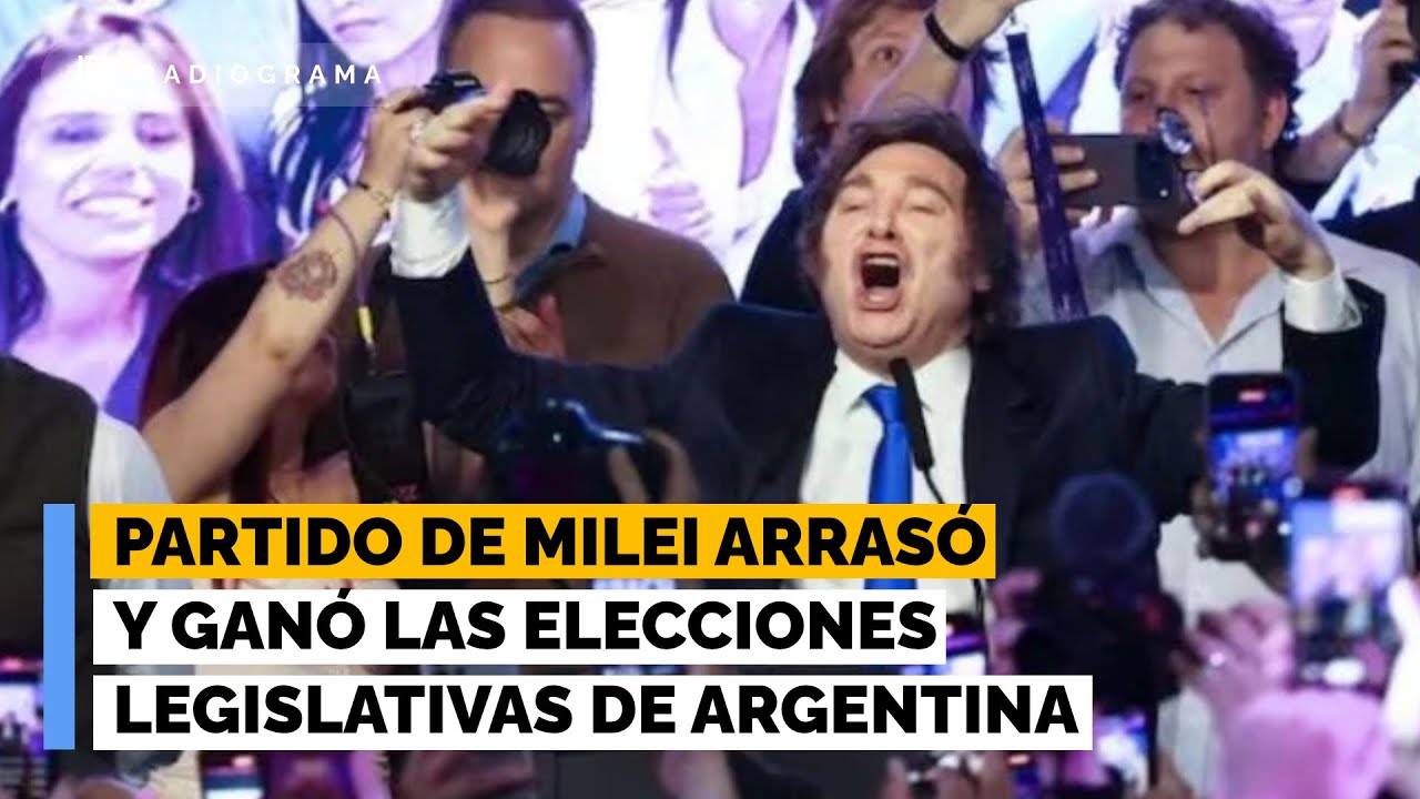 Partido de Milei arras&oacute; y gan&oacute; las elecciones legislativas de Argentina: las reacciones