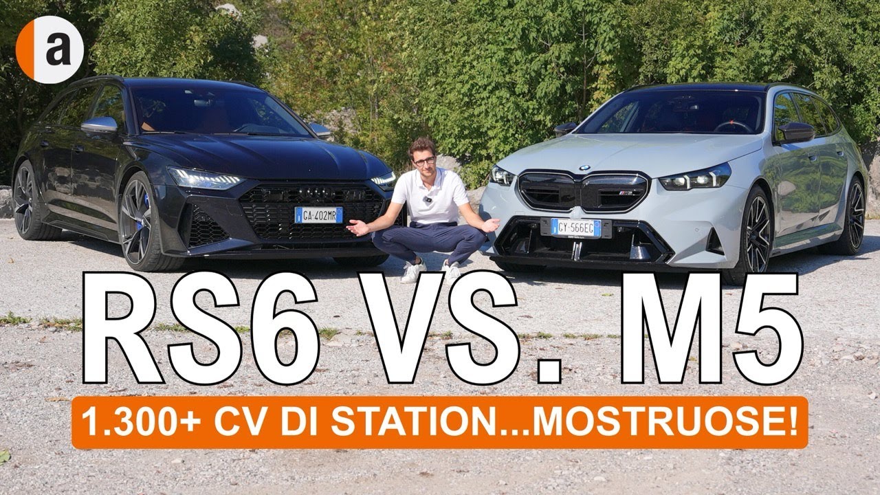 BMW M5 Touring 2025 vs. Audi RS6: 1.300 CV di Super Wagon! Ma quale Comprare?