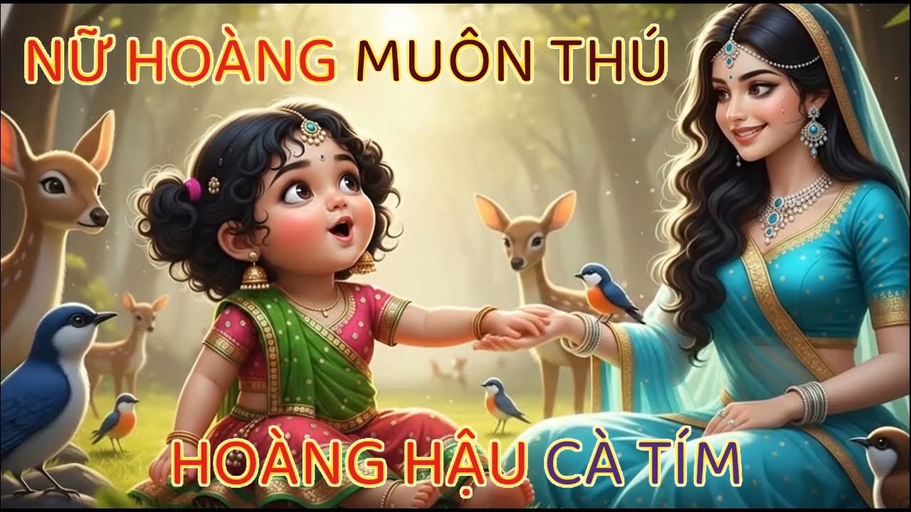 NỮ HOÀNG MUÔN THÚ – HOÀNG HẬU CÀ TÍM -  Chuyện cổ tích kỳ thú