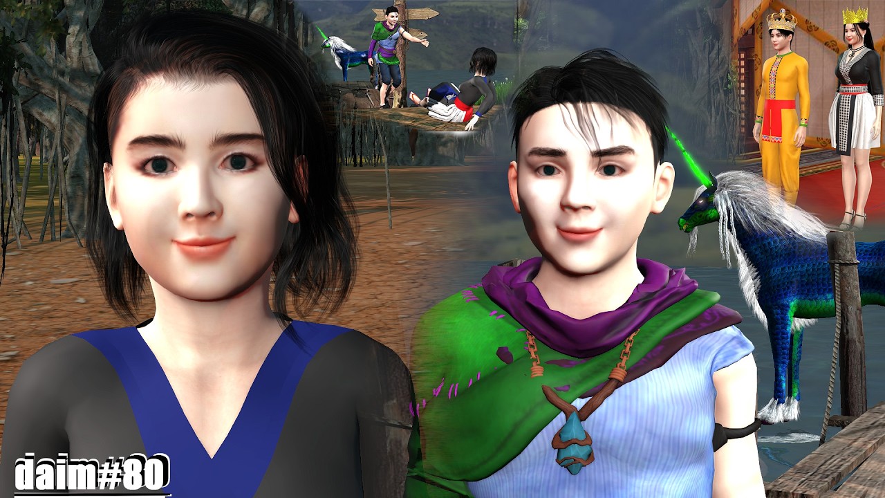 Yaj kuam thiab nkauj nag daim#80  (yaj kub & kab lias) 3D animation hmoob