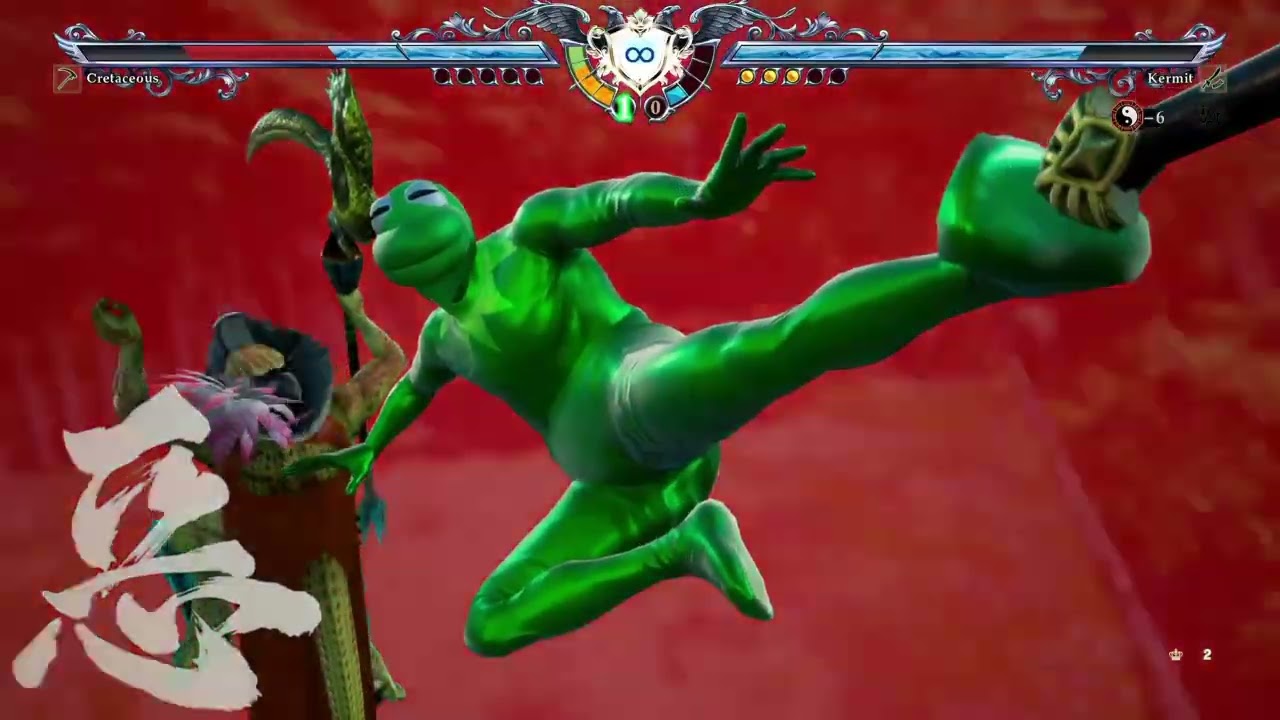 Soul Calibur 6: Меловой период против лягушки Кермита