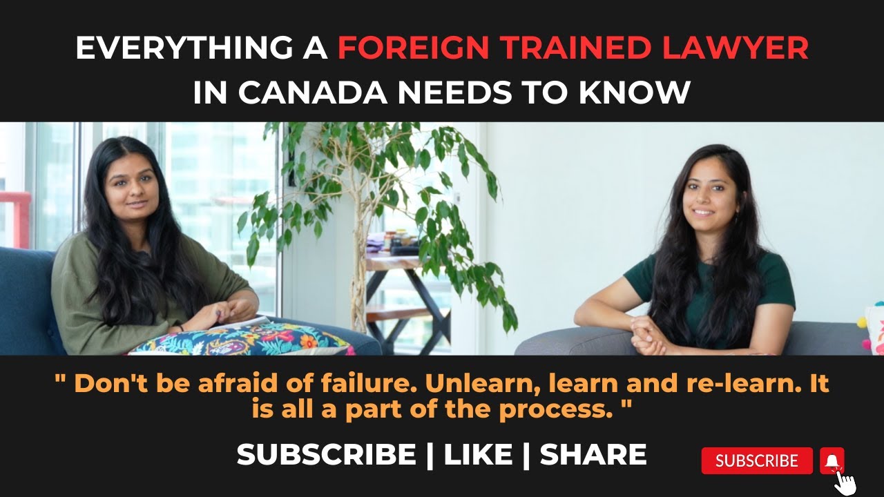 Becoming a Lawyer in Canada ft. Tanuja Basera | Indian Lawyer in Canada |  Legal Assistant to Lawyer