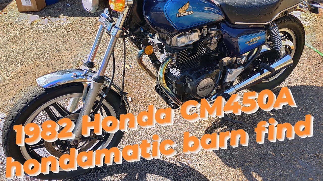 1982 Honda CM450A hondamatic rescue.