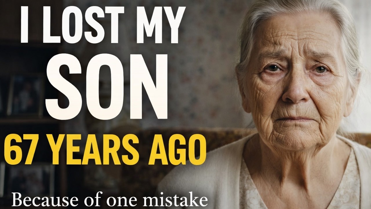 I'm 82. I Lost My Son 67 Years Ago. Don't Repeat My Mistake