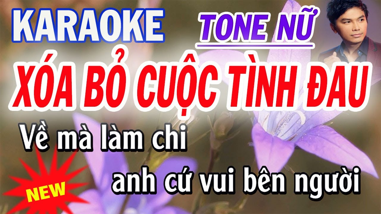 Xóa Bỏ Cuộc Tình Đau Karaoke - Tone Nữ - ST CNS Mạnh Quỳnh
