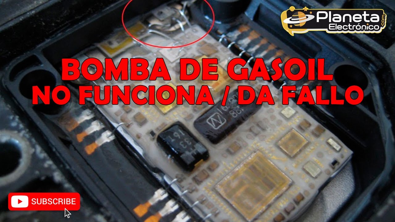 Bomba de Gasoil da fallo en vehículo o no funciona