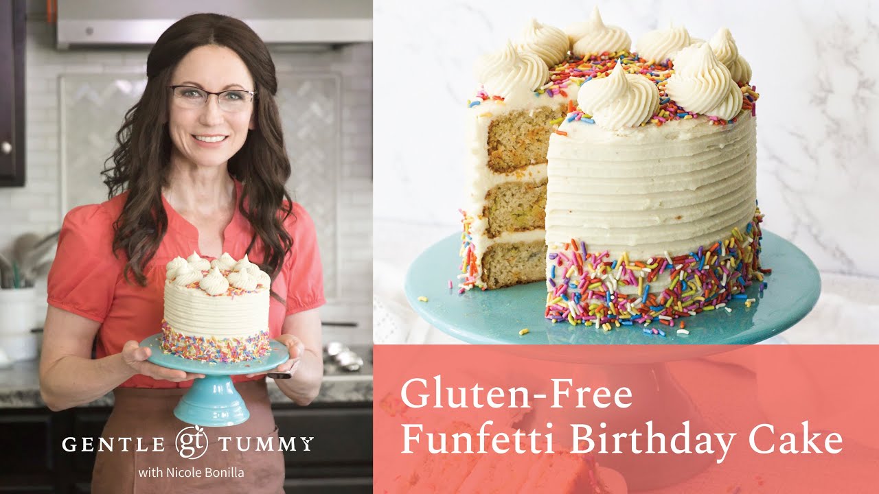 BEST Gluten-Free Funfetti Birthday Cake | Naturally Sweetened | Moist & Delicious!!