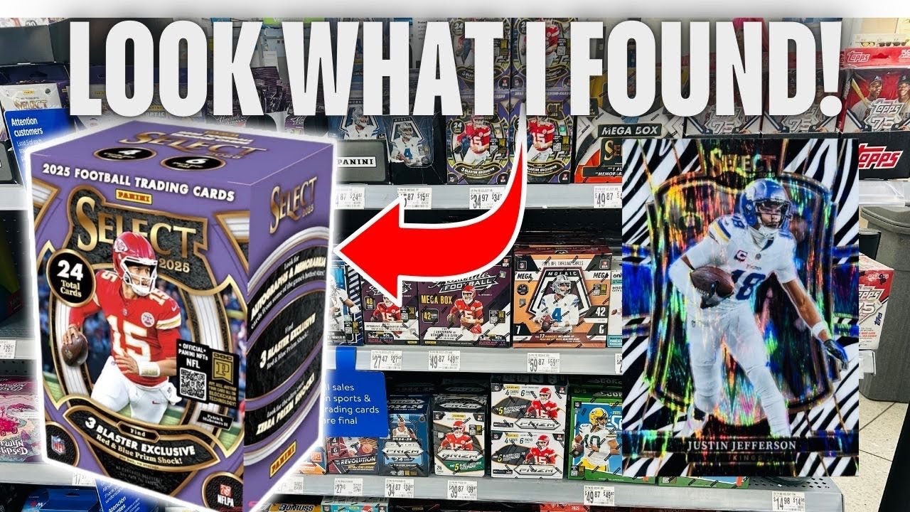 🚨FIRST LOOK AT SELECT RETAIL! 2025 SELECT 🏈 BLASTER (WALMART)! I BOUGHT THESE OVER OPTIC! 