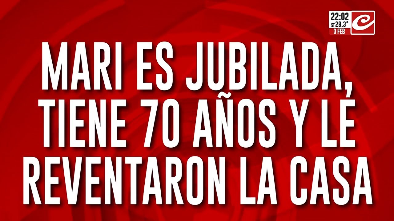 Le 'okuparon' la casa a una jubilada para armar un bunker