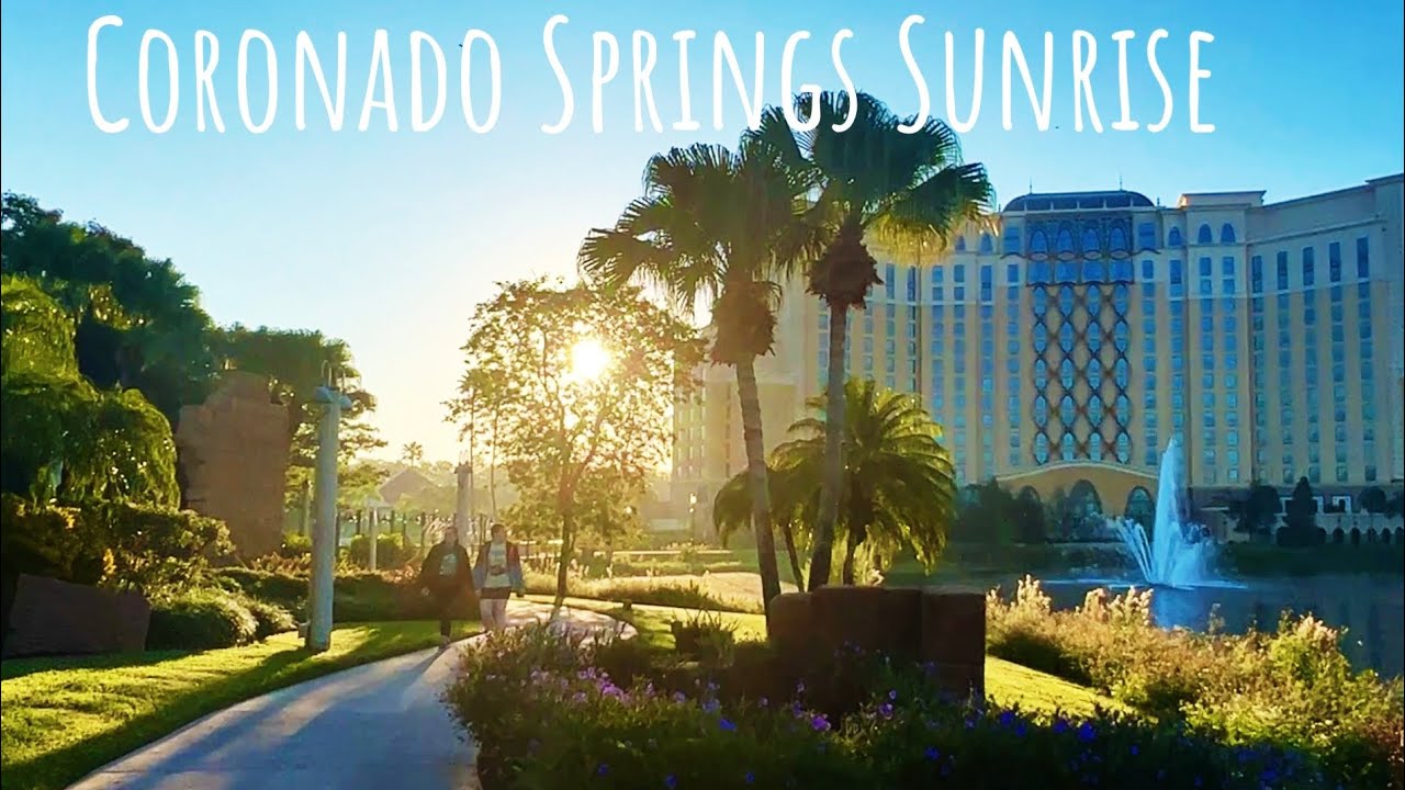 Walk With Me | Sunrise at Coronado Springs Resort | Walt Disney World Orlando
