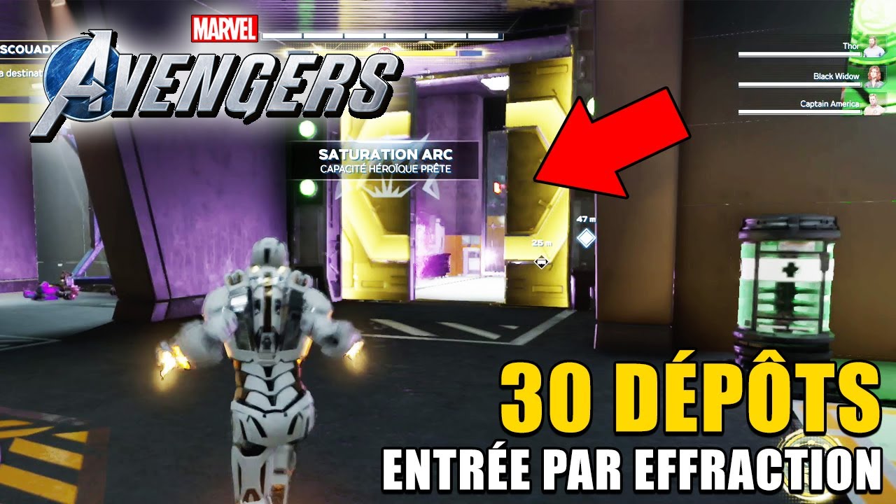 MARVEL'S AVENGERS - COMMENT INFILTRER 30 DÉPÔTS RAPIDEMENT ( Entrée Par Effraction ) GUIDE