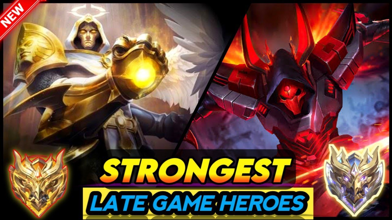 5 STRONGEST Heroes in the LATE GAME | Mobile Legends Tier List