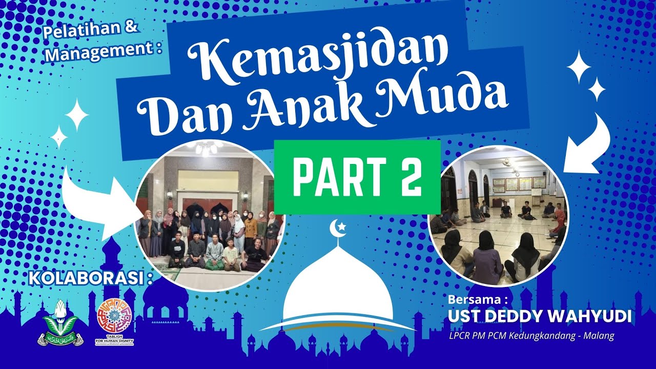 (PART 2) Pelatihan & Managemen : Kemasjidan & Anak Muda - Ust Deddy Wahyudi