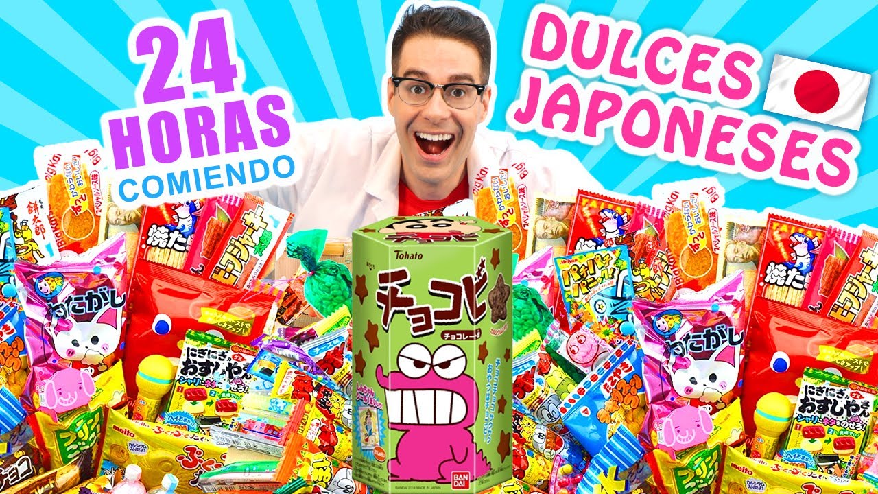 24 HORAS COMIENDO DULCES JAPONESES | El Gallinero de Mike