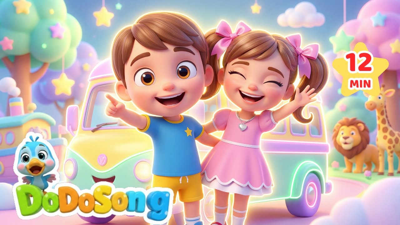 Adventure & Journey Songs for Kids 🚌 | Travel & Animal Songs | DodoSong Nursery Rhymes