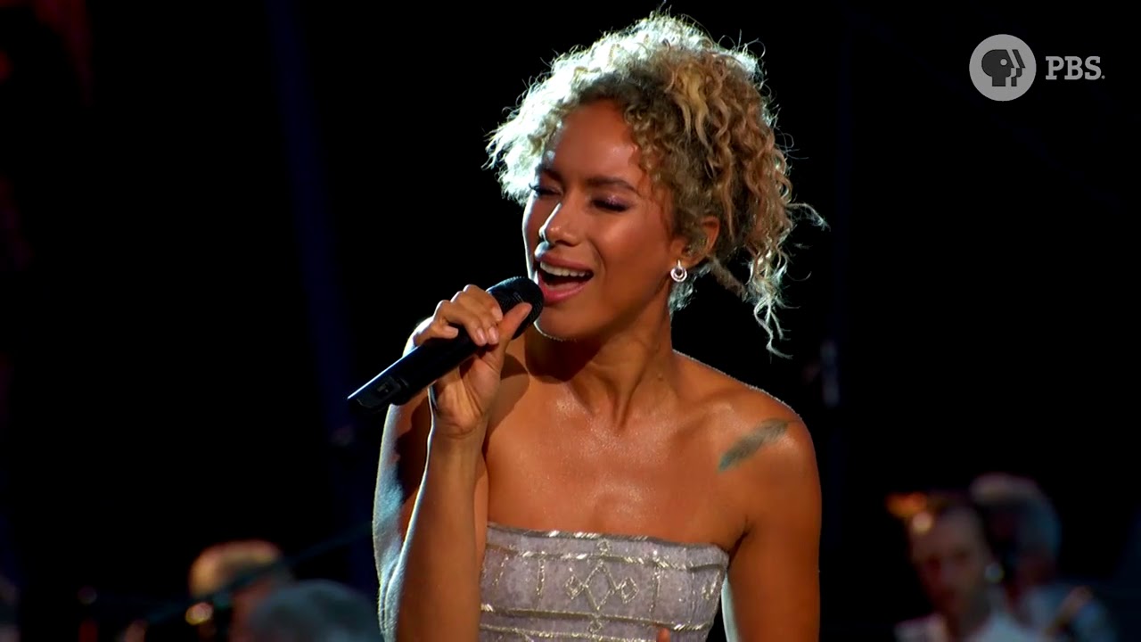 Leona Lewis performing 
