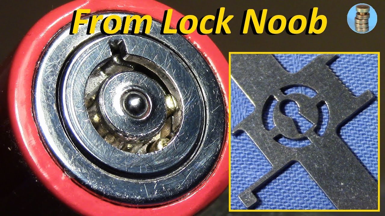 (picking 613) 'Lock Noob's special tubular tensioner made by Sparrows