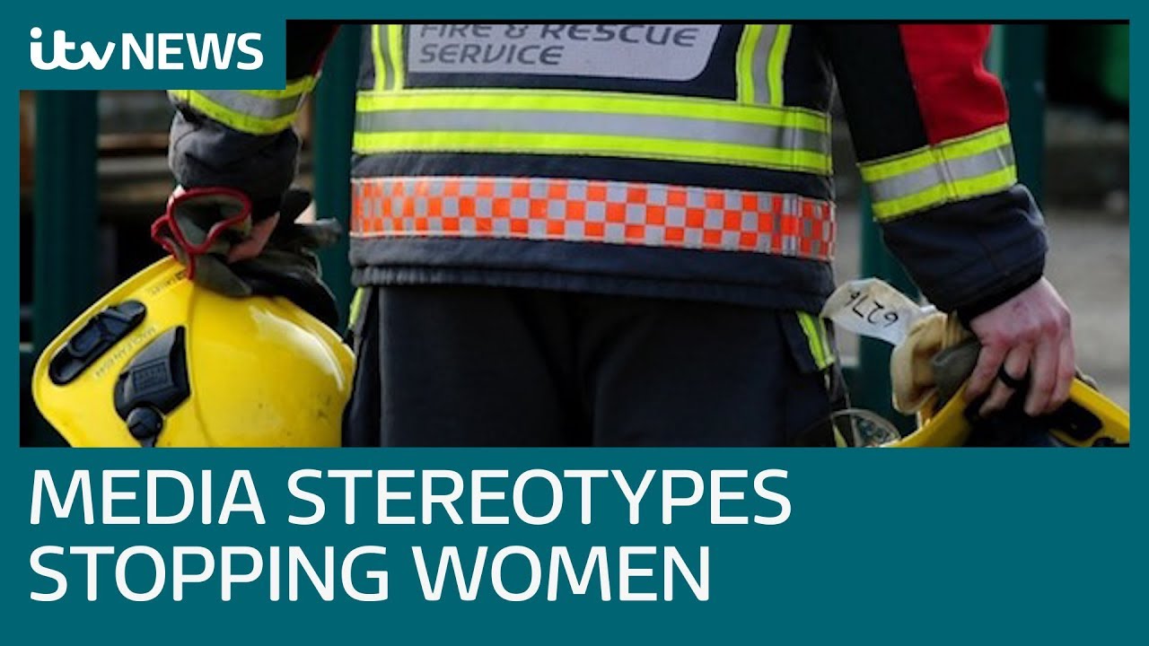 Male firefighter stereotypes 'putting women off signing up' | ITV News