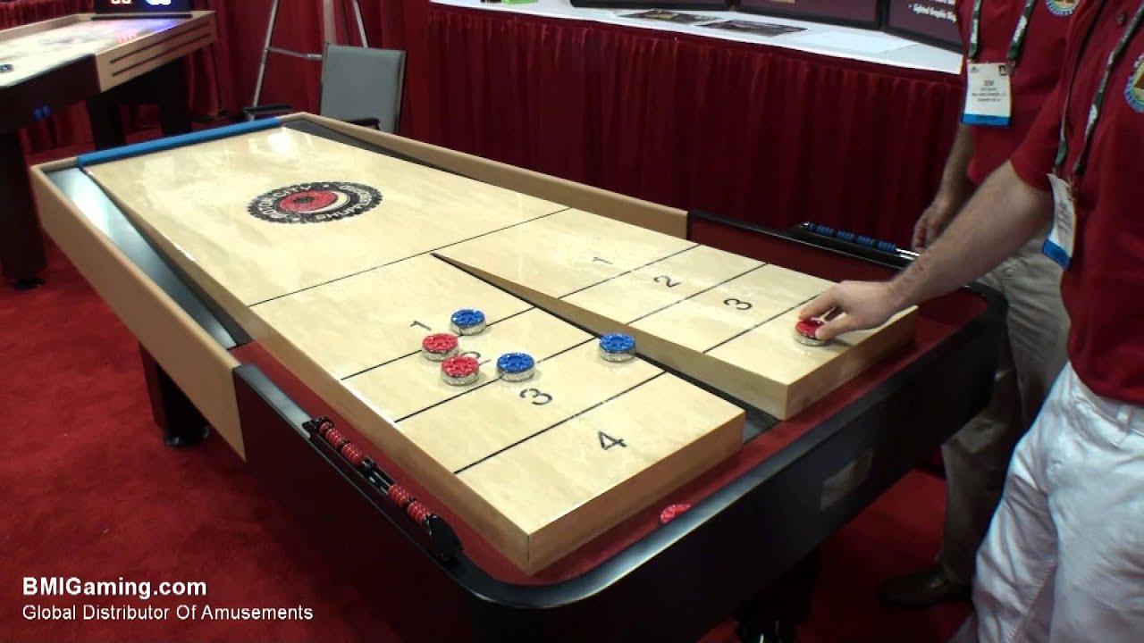 Metro Motor City Snapback Rebound Shuffleboard Table - BMIGaming.com - Mega Mania