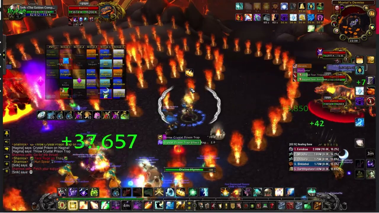 Shannox - Firelands 25 man HC - Holy Priest PoV