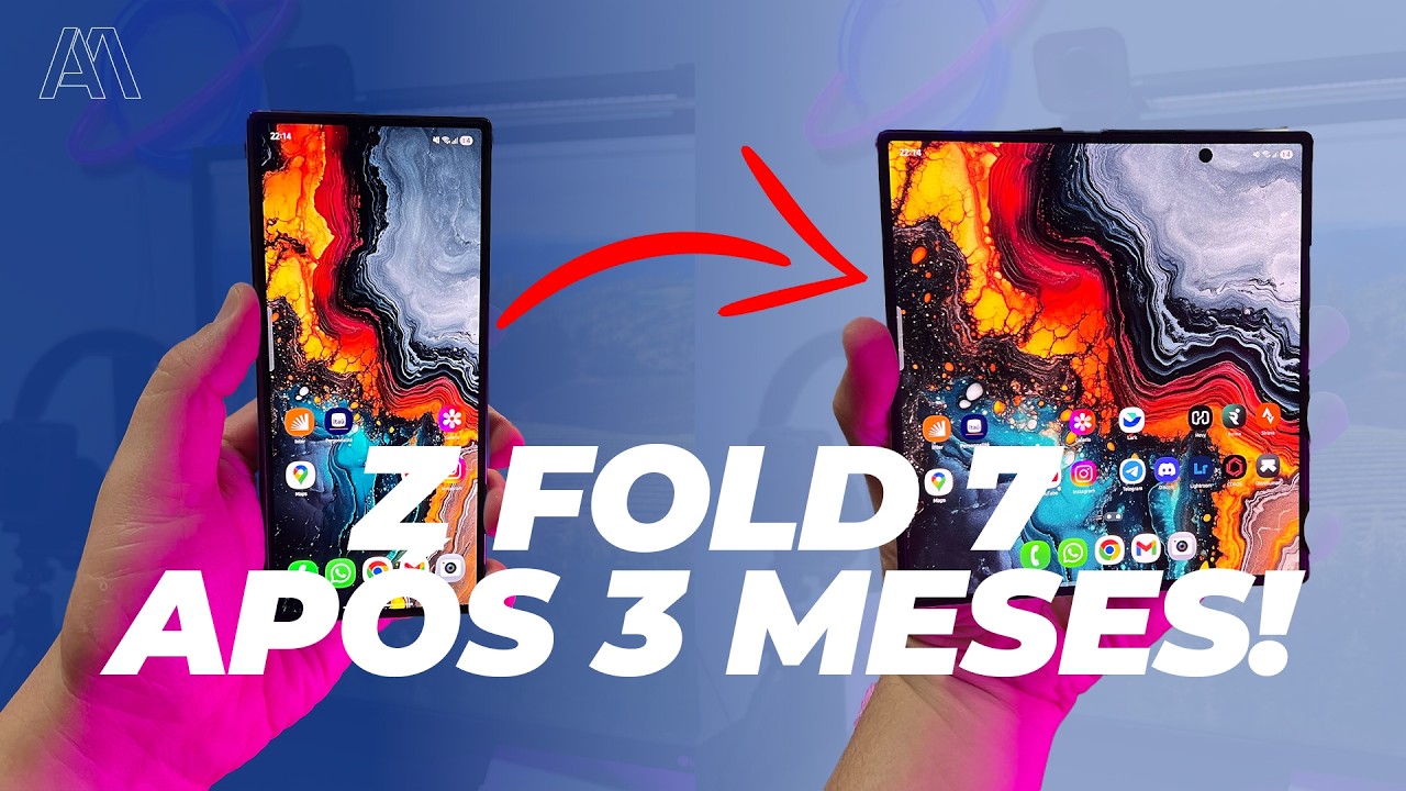 O SMARTPHONE QUASE PERFEITO DA SAMSUNG | Z FOLD 7 APÓS 3 MESES DE USO